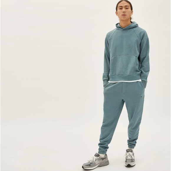 Everlane Other - Everlane The Track Hoodie Sweatshirt in Green Balsam New Mens Pullover